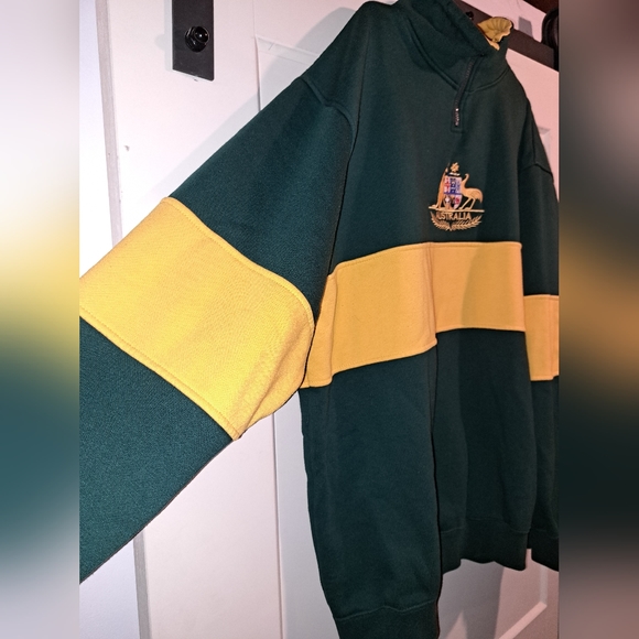Vintage Australia embroidered collared / quarter zip - Picture 14 of 15